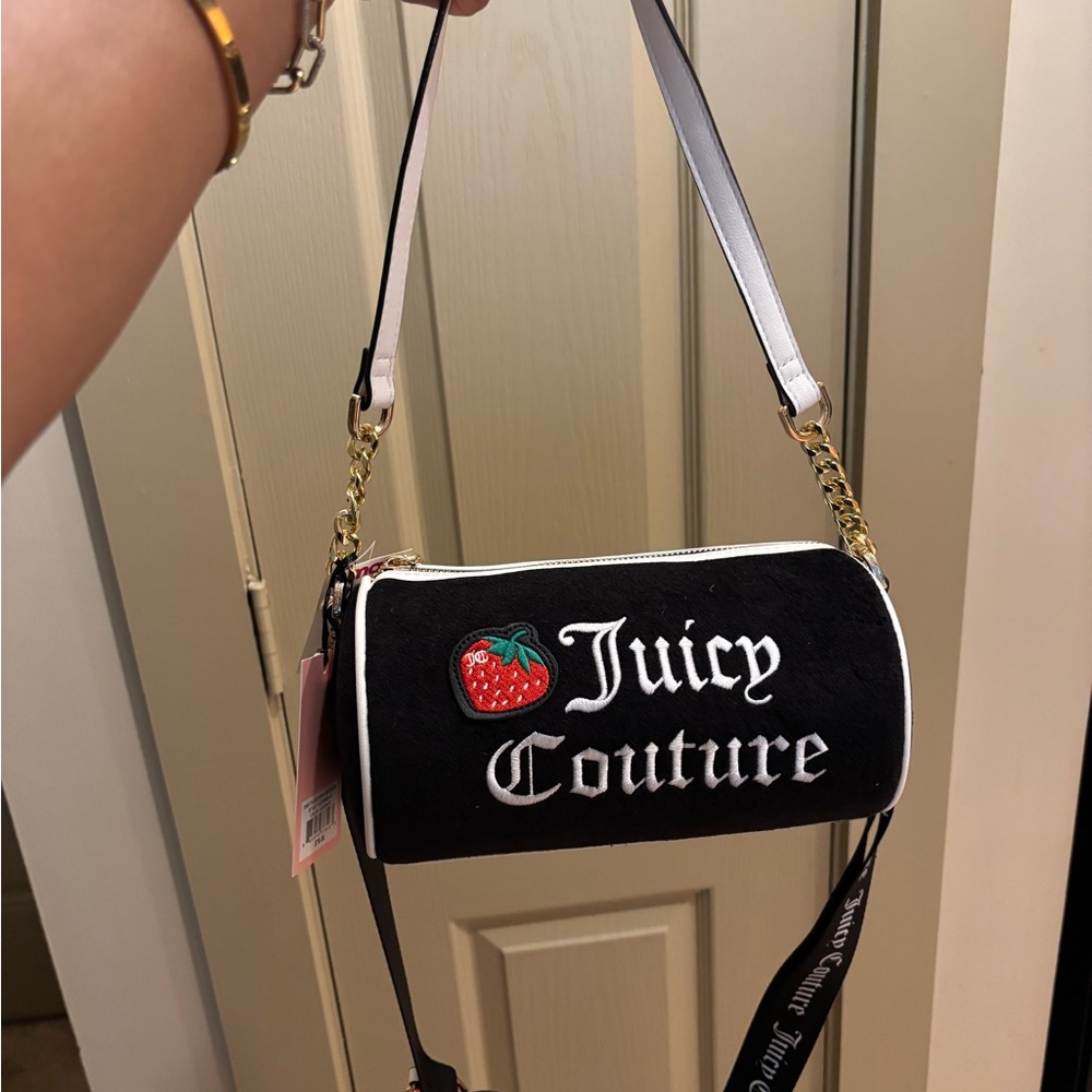 Juicy Couture Black and White Crossbody Bag